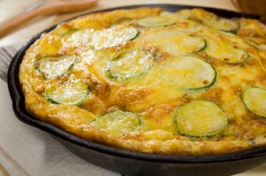 Vegetable Frittata with Courgettes